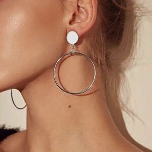 Hoop Clip On Earrings 
(New)